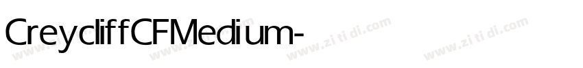 CreycliffCF Medium字体转换